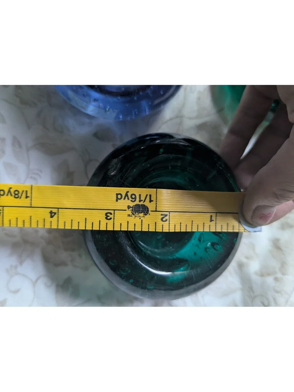 Set of 3 Vintage IKEA Glass bubble candle holder